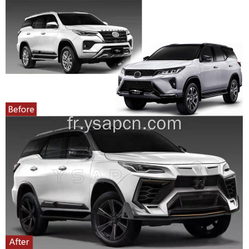 Bodykit de style lambo à chaud pour 2021 Fortuner